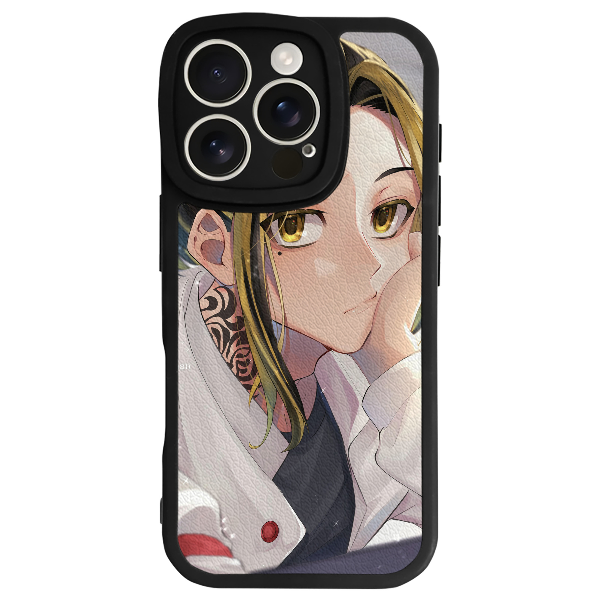 （画像用） 東京リベンジャーズ Tokyo Revengers 【iPhone 16シリーズ対応】シリコンスマホケース（レザー調） 材質：シリコン